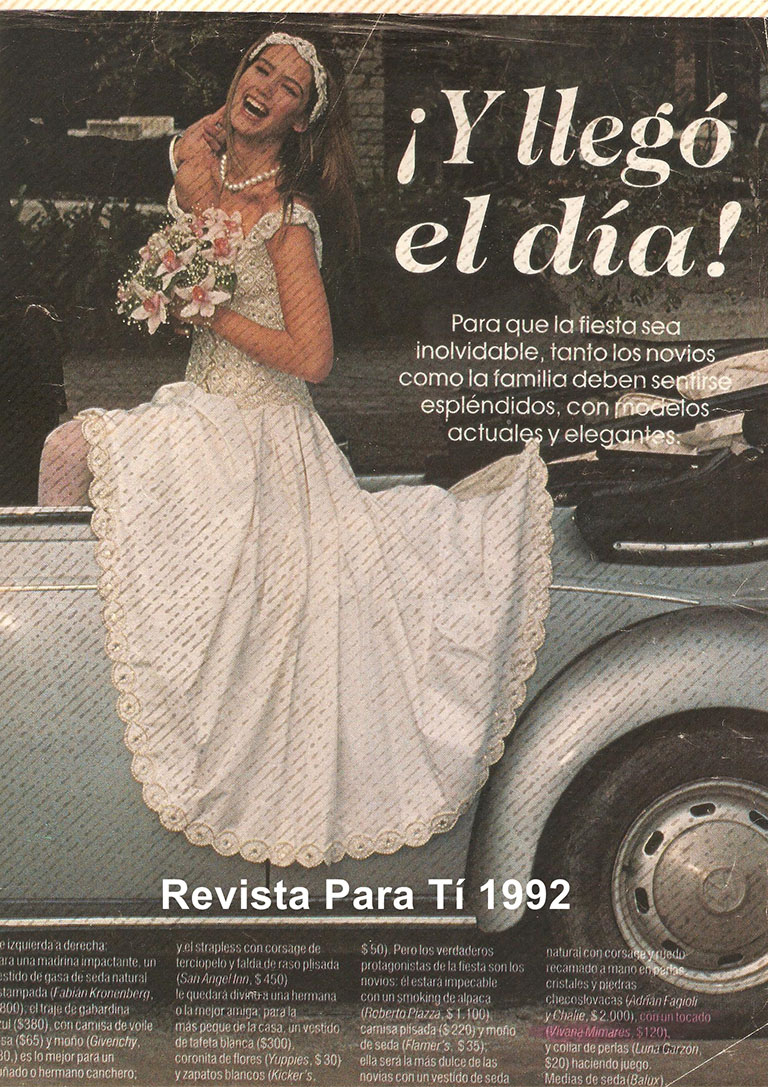Nota en la Revista Para Ti 1992